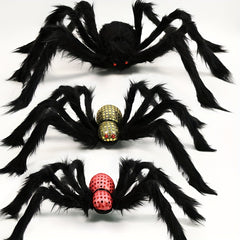 Plush Horror Spider Halloween Ornament