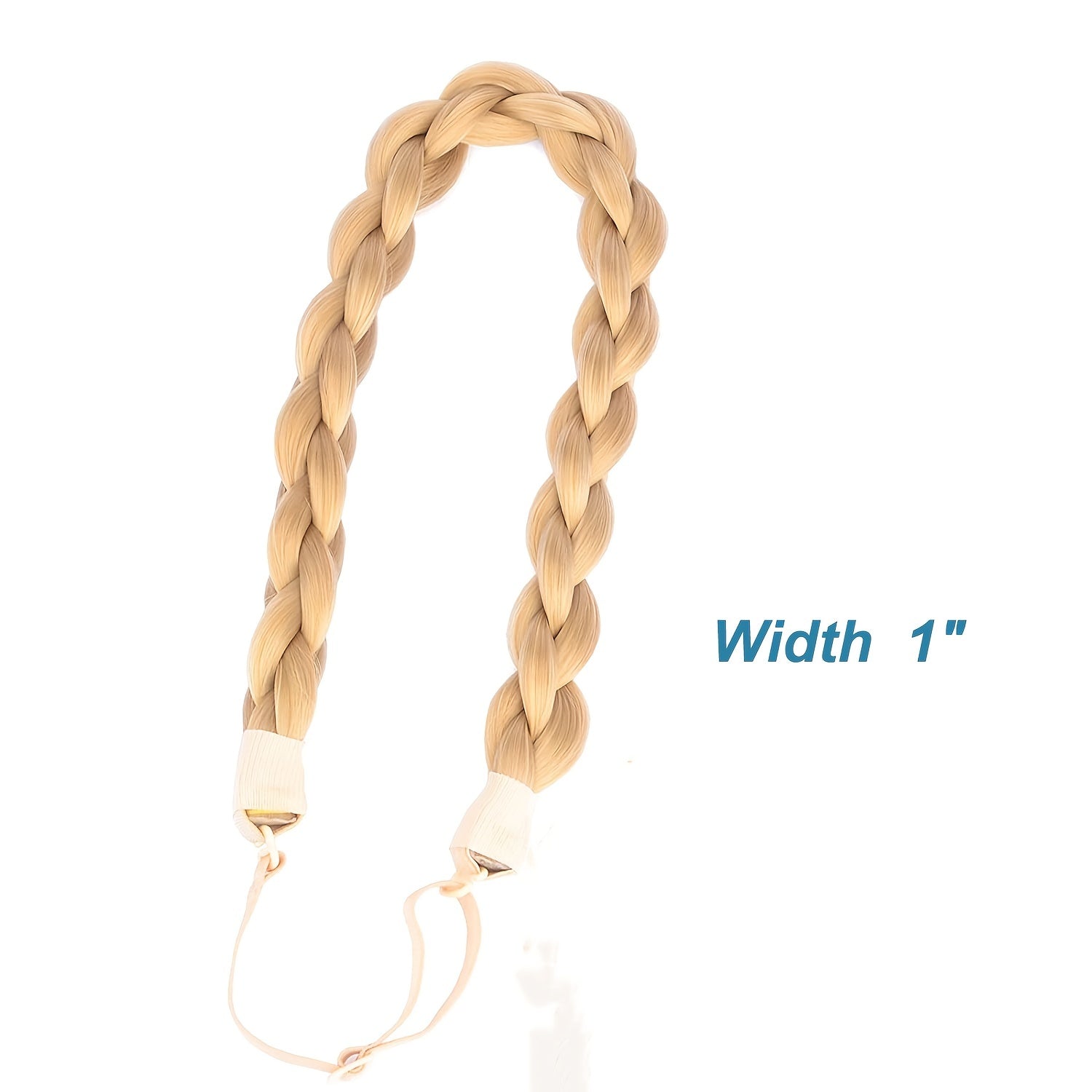 Synthetic Hair Braided Headband Chunky Braids Stretch Hairpiece
