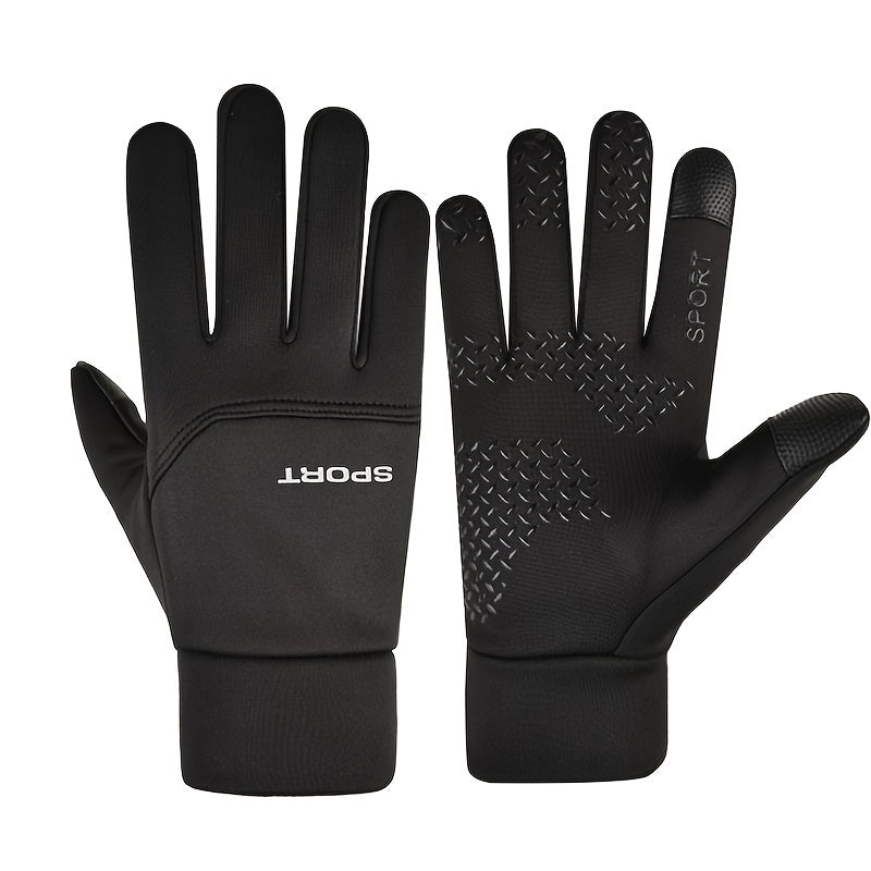 Warm Waterproof Touch Screen Gloves for Winter Sports Non Slip Grip