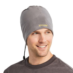 Men's Double Bread Cap with Fleece Scarf