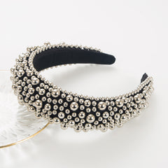 Ivory Pearl Padded Headband Alice Band
