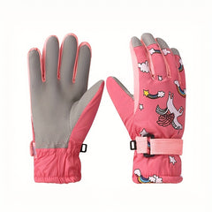 Winter Skiing Gloves Warm Waterproof Non slip Gloves
