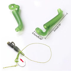 420 Piece Carp Fishing Kit Hooks Materials Portable Box Bass Silver Carp