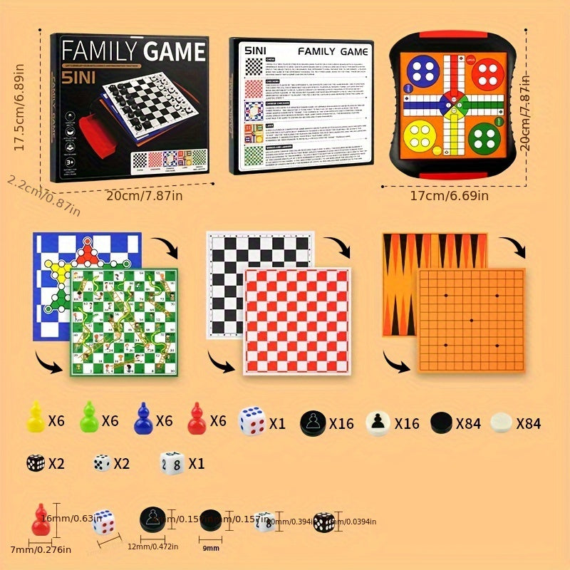 Chess Game Board Family Parent child Interactive Desktop Game