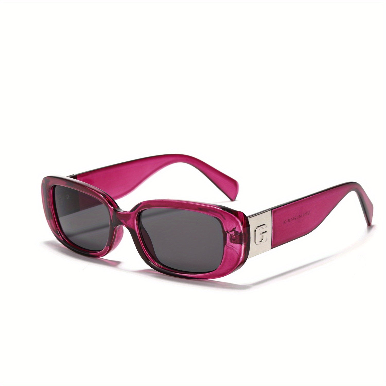 Y2K Rectangle Sunglasses UV400 Anti Glare for Travel Beach Party Club