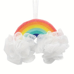 Rainbow Sponge Bath Ball for Kids