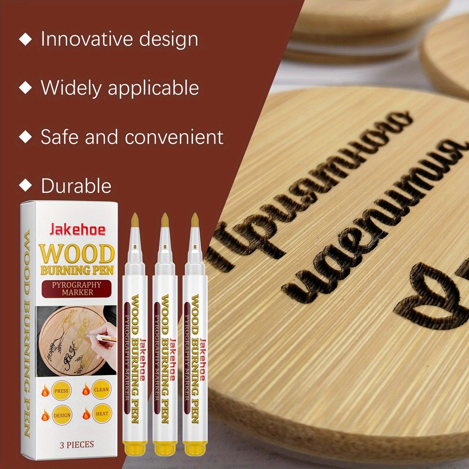 JAKEHOE Woodworking Drawing Marking Pen DIY Artistic Marker