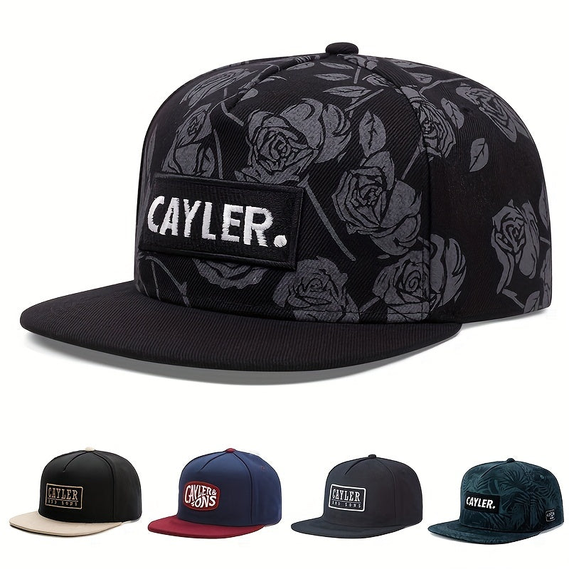 Men's Hip Hop Flat Brim Hat