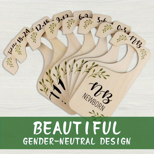 8pcs Closet Dividers Size Hanger Organizers for Holidays Gift