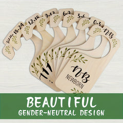 8pcs Closet Dividers Size Hanger Organizers for Holidays Gift