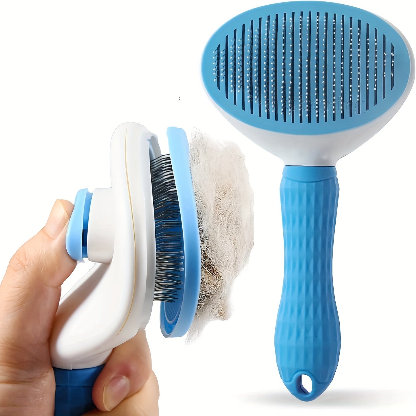 Self Cleaning Slicker Brush for Dog Cat Bunny Pet