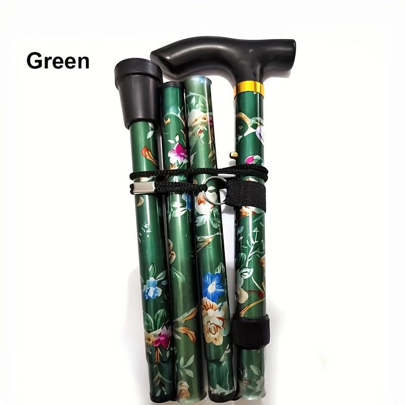 Adjustable Trekking Pole Foldable Walking Stick Cane