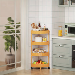 Multi-Tier Storage Rack for Kitchen Corner Shelves