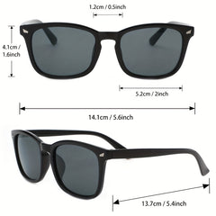 3pcs Men's Travel Casual Sunglasses Set