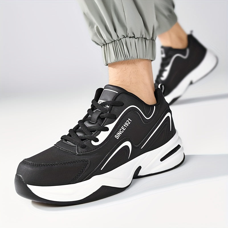 Men's Chunky Sneakers, Breathable & Wear Resistant for Travel