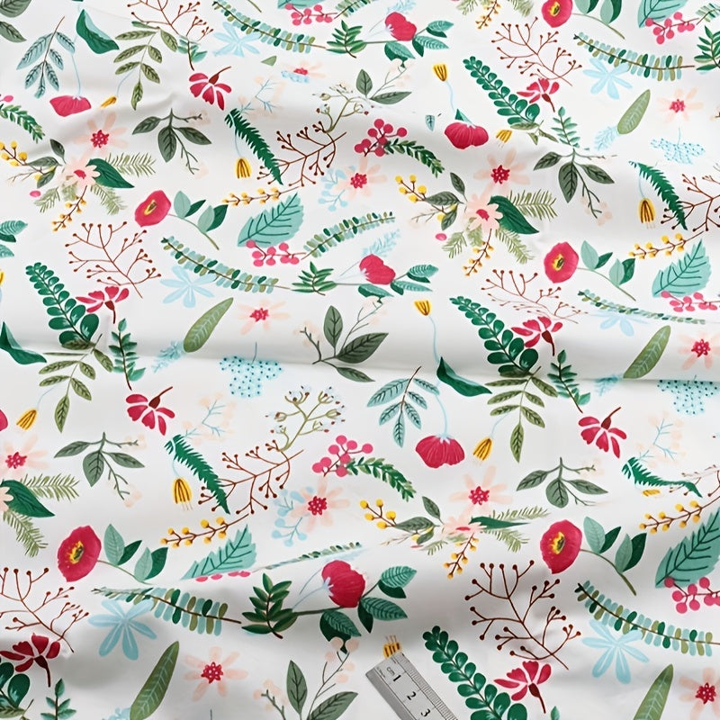 7pcs Red Series 2 Printed Fabric Patchwork Cloth Doll DIY Sewing Quil