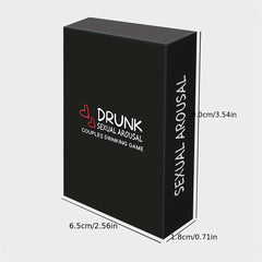 Drunk Card Game For Couples - Perfect Date Night - 50 Cards
