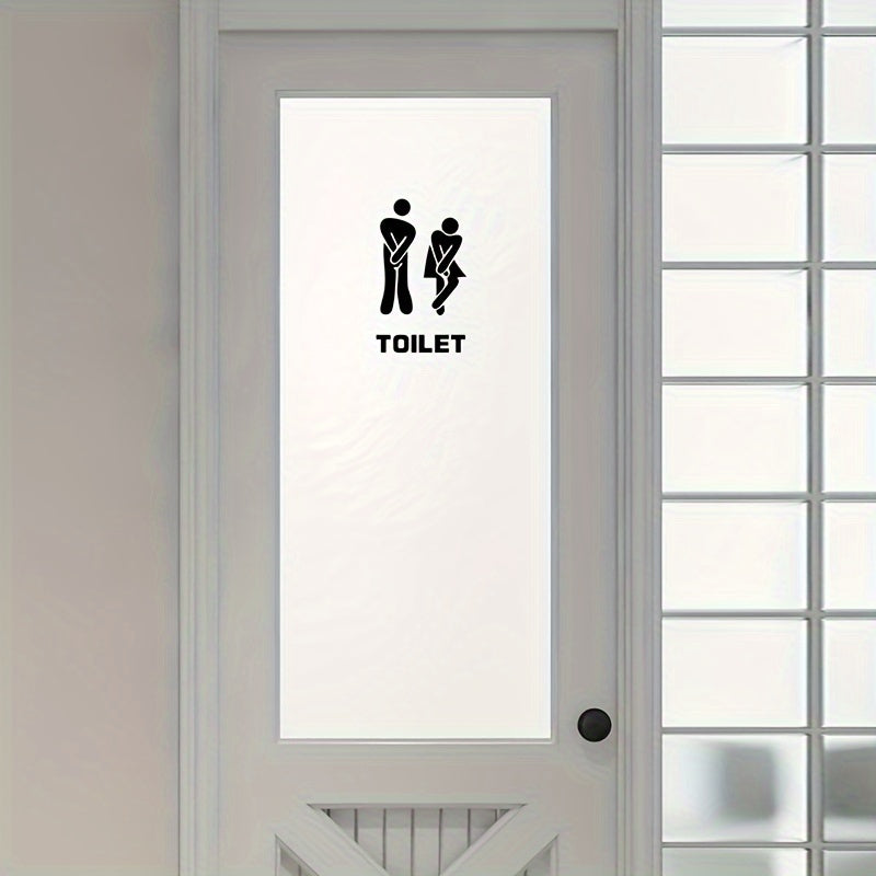 Bathroom Toilet Sticker TOILET Decoration Wall Sticker Men Women