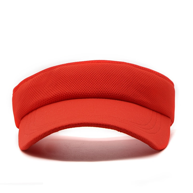 Solid Visors Hat Outdoor Sunscreen Hats Adjustable Summer Sun Cap