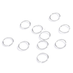 10 Pcs Circle Hair Ring Set Metal Clips Hair Decorative Accessories