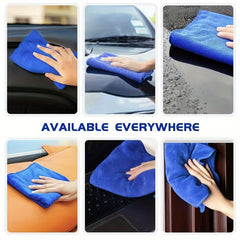 10 Pcs Car Wash Towel Cleaning Cloth Strong Water Absorption
