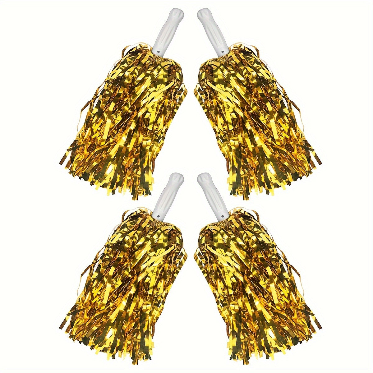 Cheerleading Pom Poms Sports Team Football Basketball 4pcs set