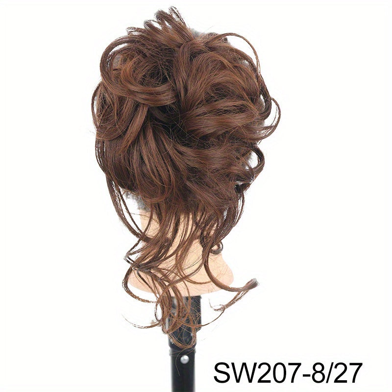 Synthetic Curly Hairpiece Hair Claw Wig Bun Hair Claw Chignon Shark Cla
