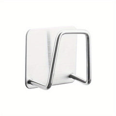 2pcs Sponge Holder Stainless Steel Drain Rack Kitchen Accessories