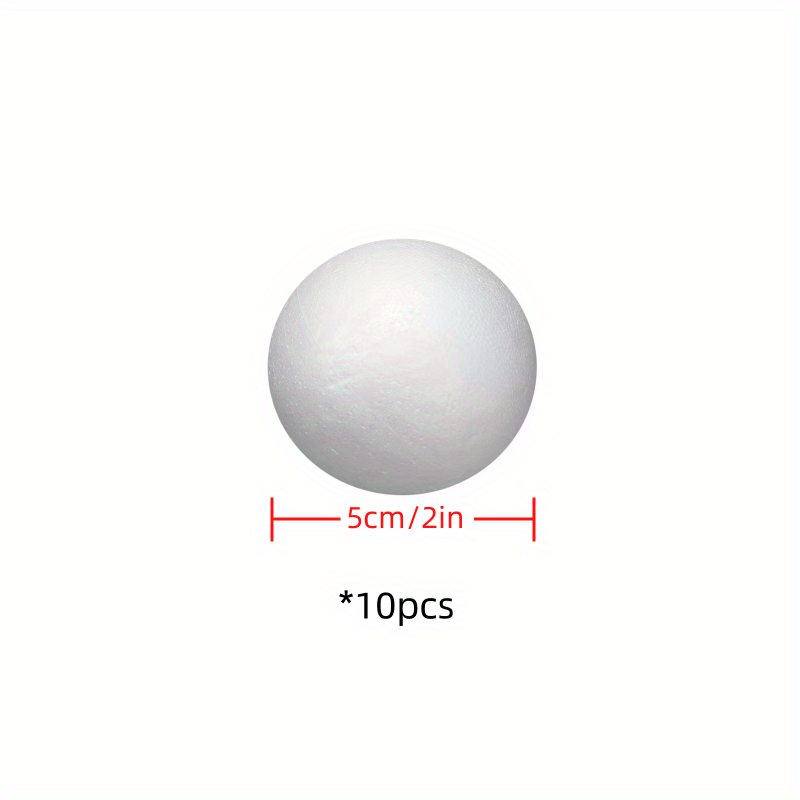 Craft Foam Balls for Christmas Ornaments and Modeling