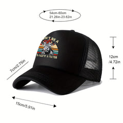Adjustable Sunshade Baseball Cap w/ Embroidery for Sport