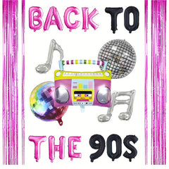 90s Theme Party Balloon Decoration Set