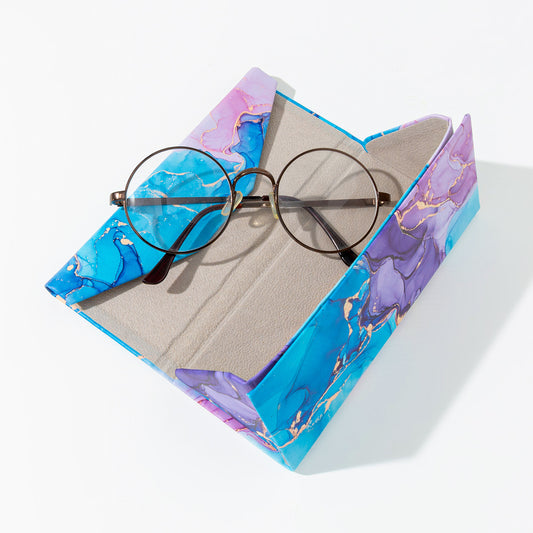 Pattern Foldable Glasses Case Printed Sunglasses Case