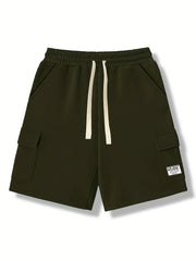 Men's Drawstring Cargo Shorts for Summer