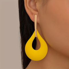 Boho Teardrop Dangle Earrings 18K Plated Jewelry Gift