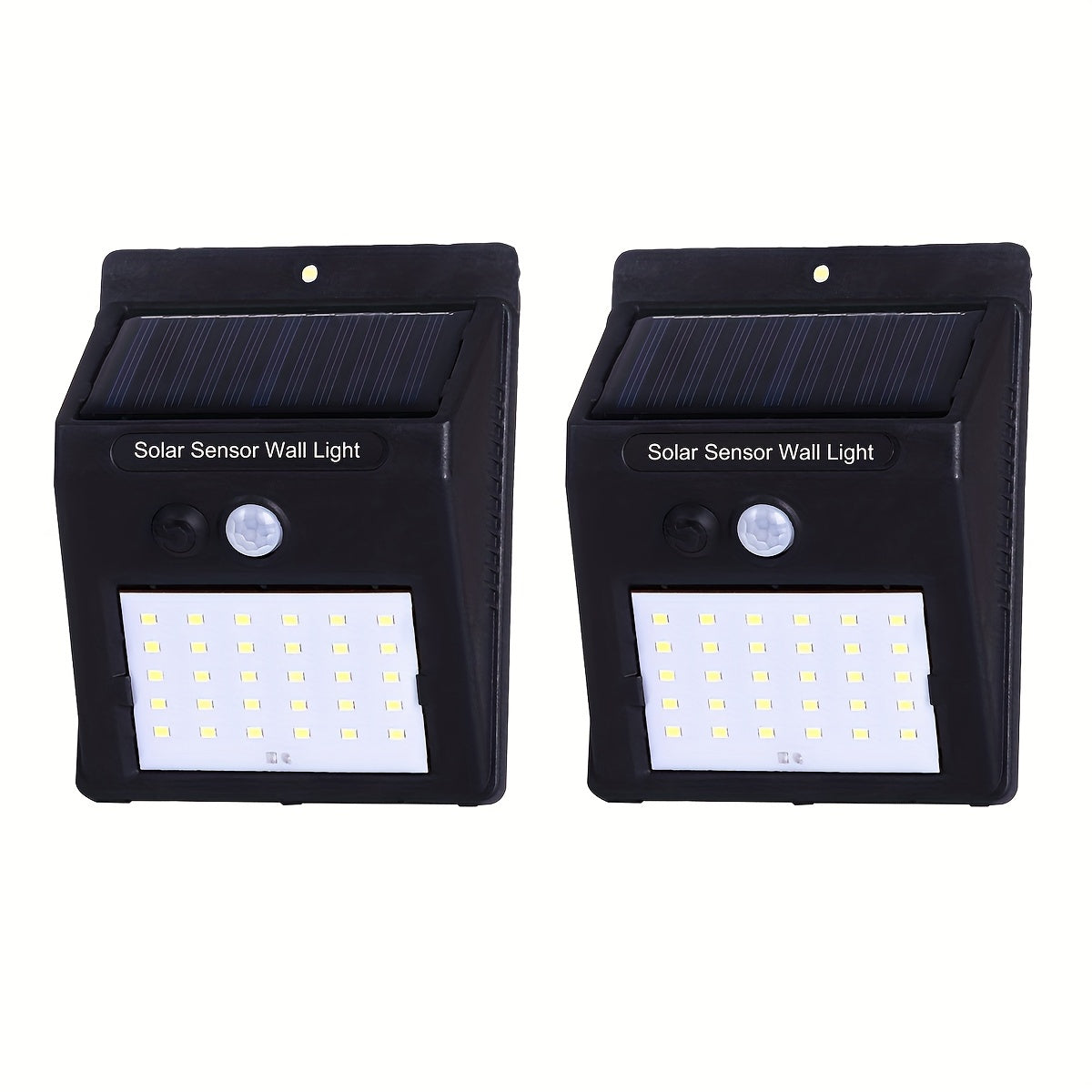 2pcs Motion Sensor Solar Light Waterproof Outdoor Garden Lights
