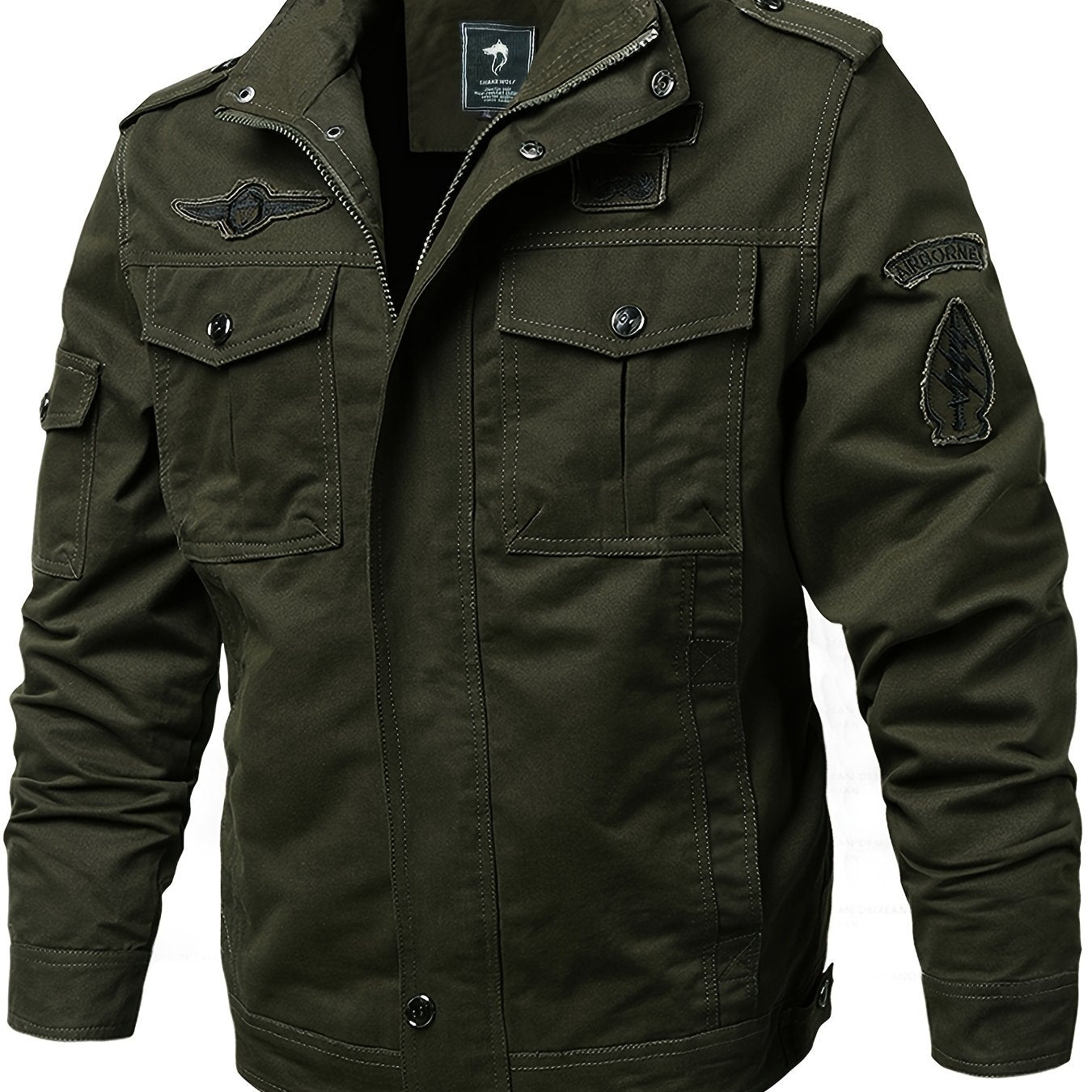 Men's Lightweight Windbreaker Cotton Jacket