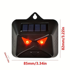 Solar Ultrasound Animal Expellers Flash Repels Mice Wolv