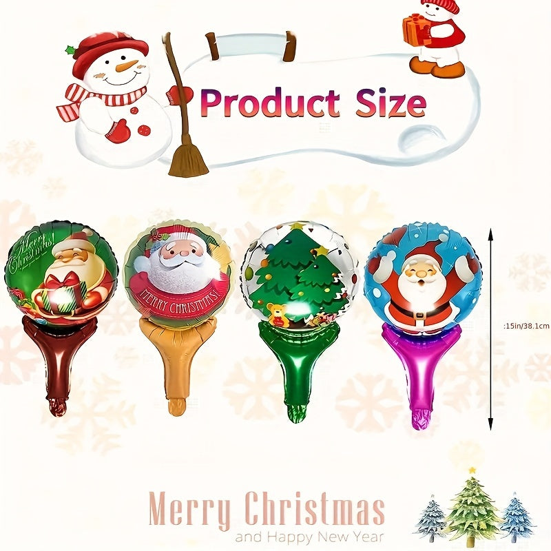 5pcs Christmas Balloons Inflatable Decorations Party Favors