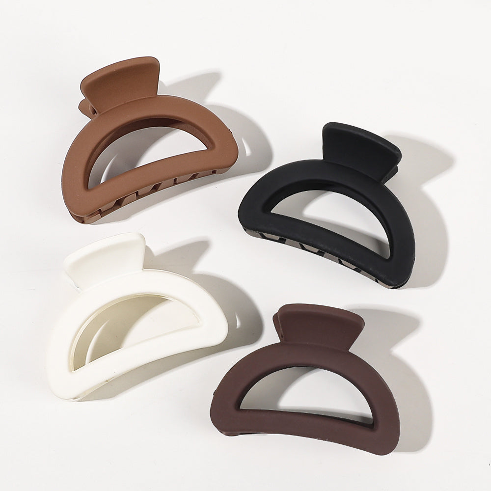 4pcs Medium Matte Hair Claw Clips Non Slip Strong Hold Grip Hair Jaw Clip