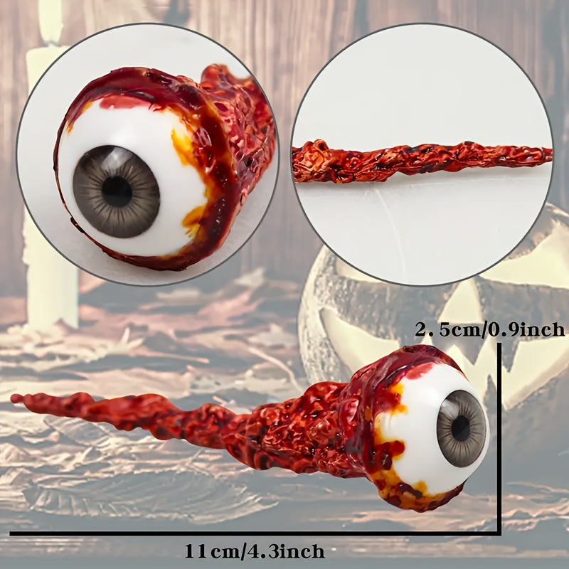 2 Colors Latex Halloween Prank Eyeballs for Scary Fun