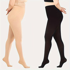 Plush Lined High Waist Thermal Leggings Women's Stockings