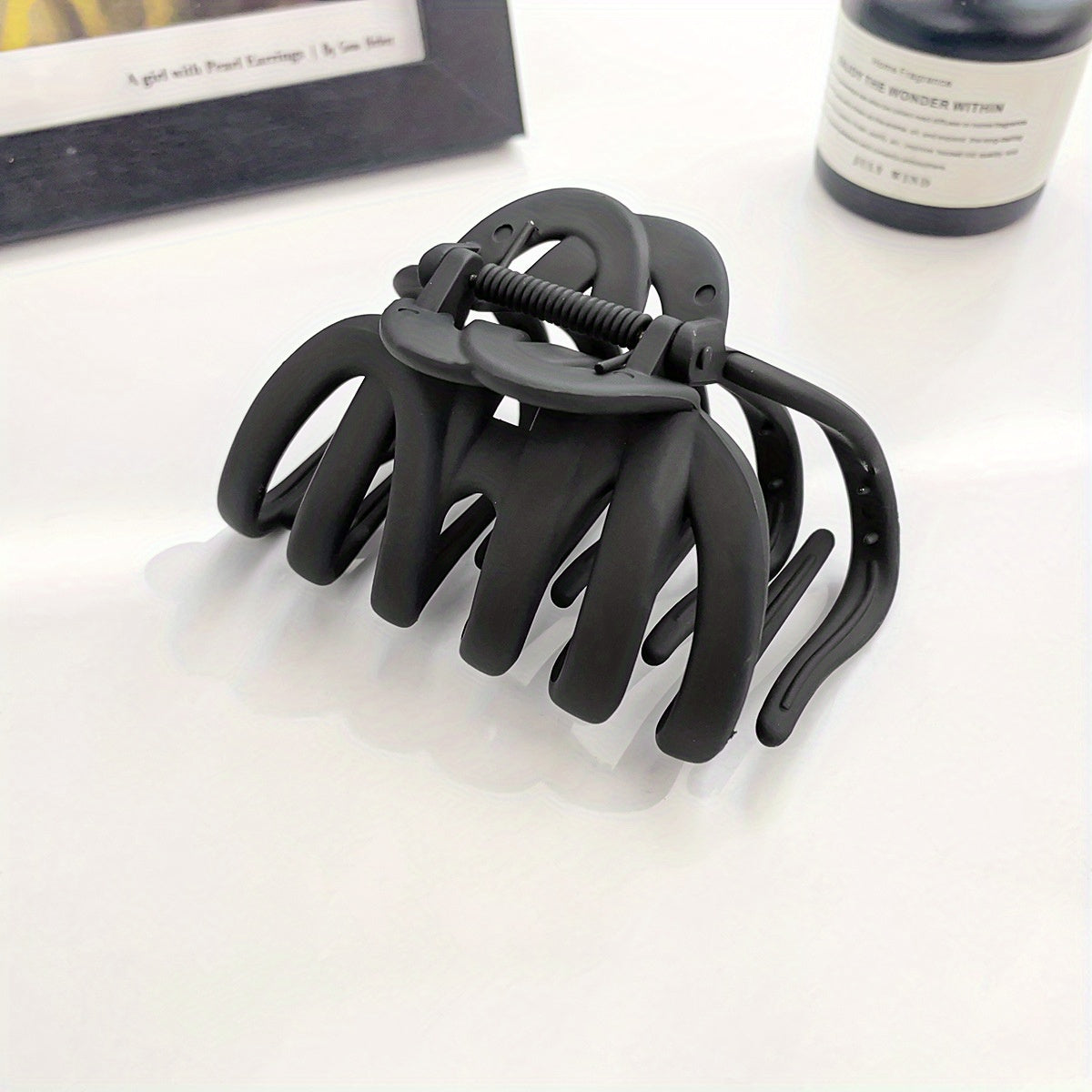 Large Frosted Style Hair Claw Solid Shark Claw Hair Accessories For Women