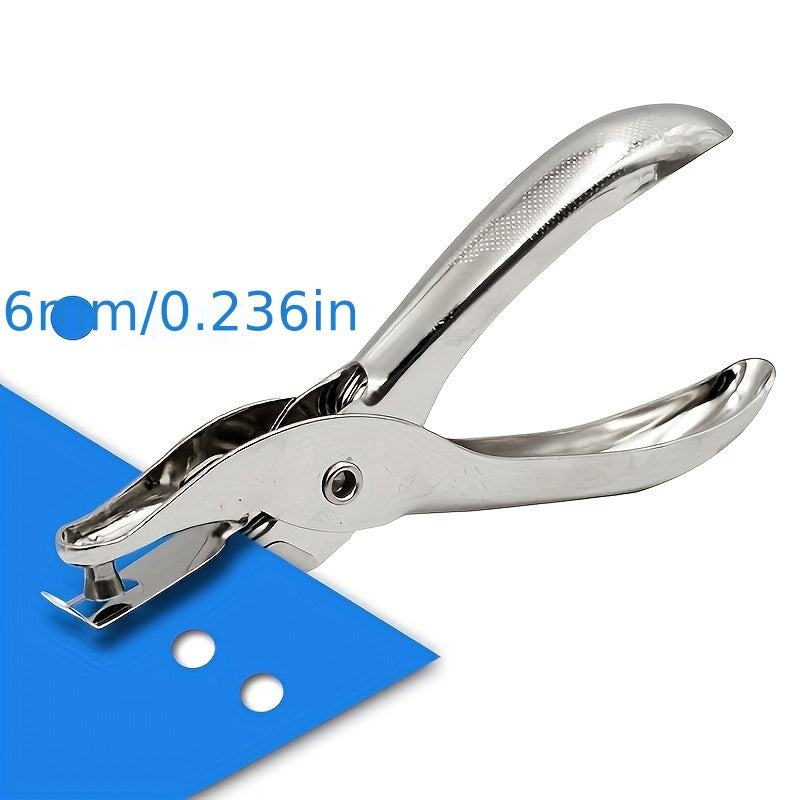 6mm Pore Diameter Punch Pliers - Single Hole Puncher Hand Paper Scrapbooking