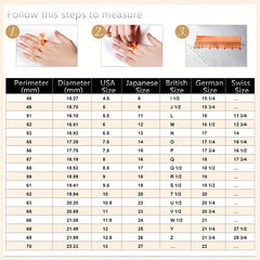 Classic Micro Zircon Wedding Ring Set