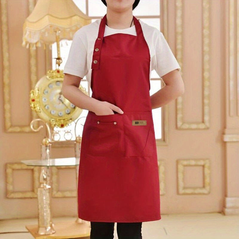 Adjustable Thickened Apron Kitchen Gardening Dirty Resistant Buckle Closure