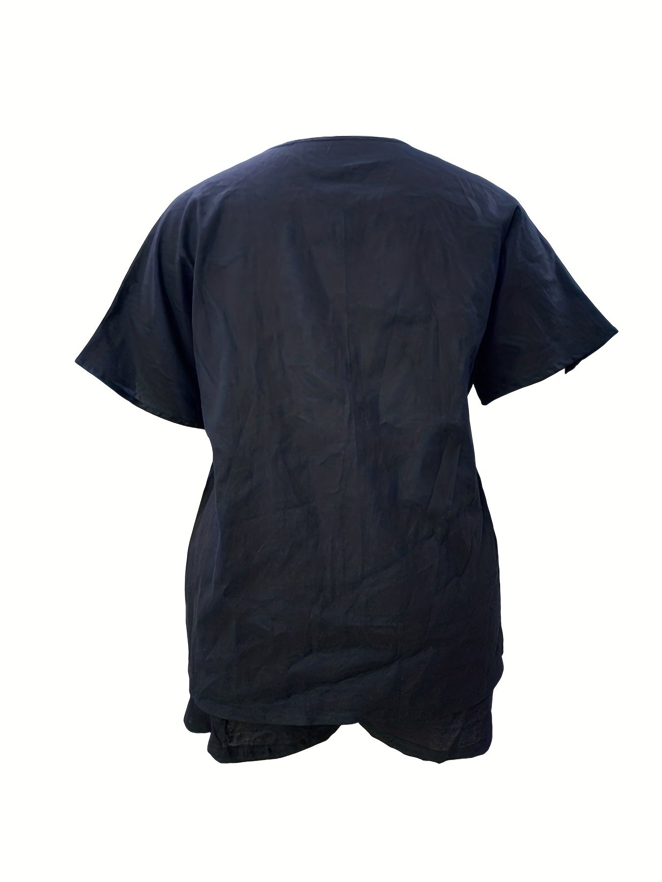  Women's Solid Tee & Shorts Set