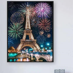 5D DIY Diamond Painting - Eiffel Tower Wall Decor Set