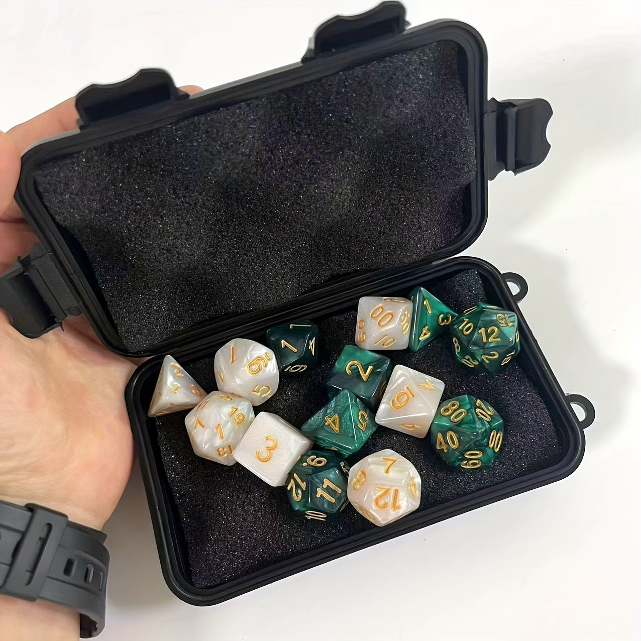 Outdoor Dice Storage Box Lightweight Anti-fall 3 Colors Great Gift