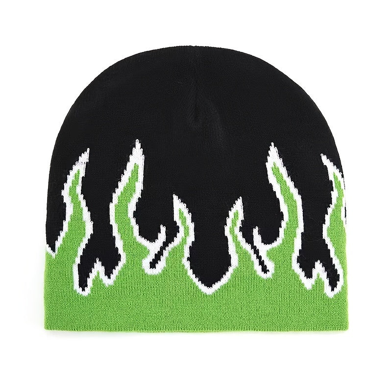 Jacquard Knit Beanie Hat Warm Cap for Women