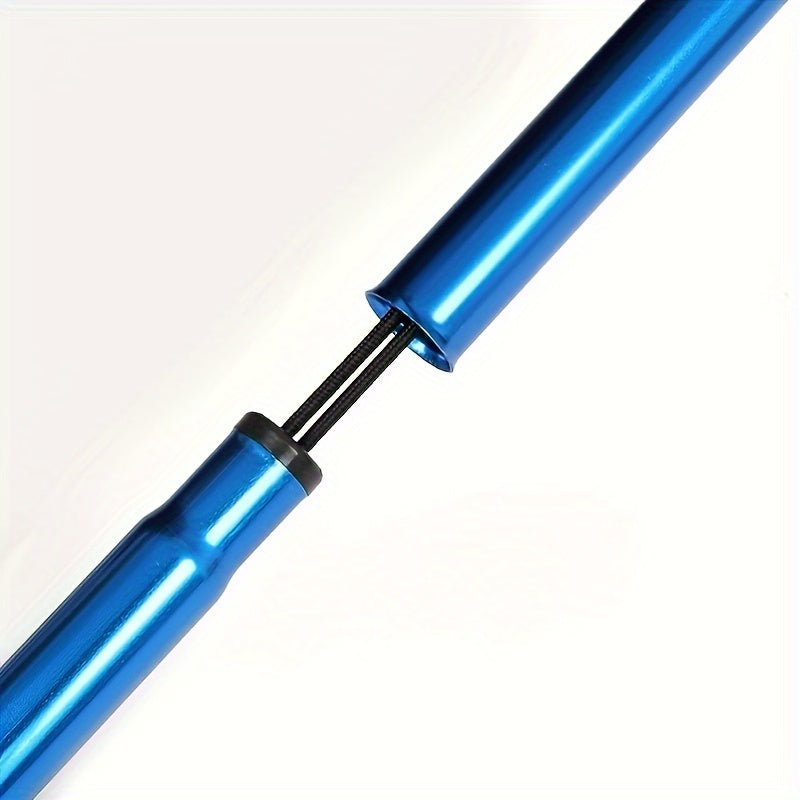 Foldable Walking Stick w/ Rubber Tip & Adjustable Height for Hiking